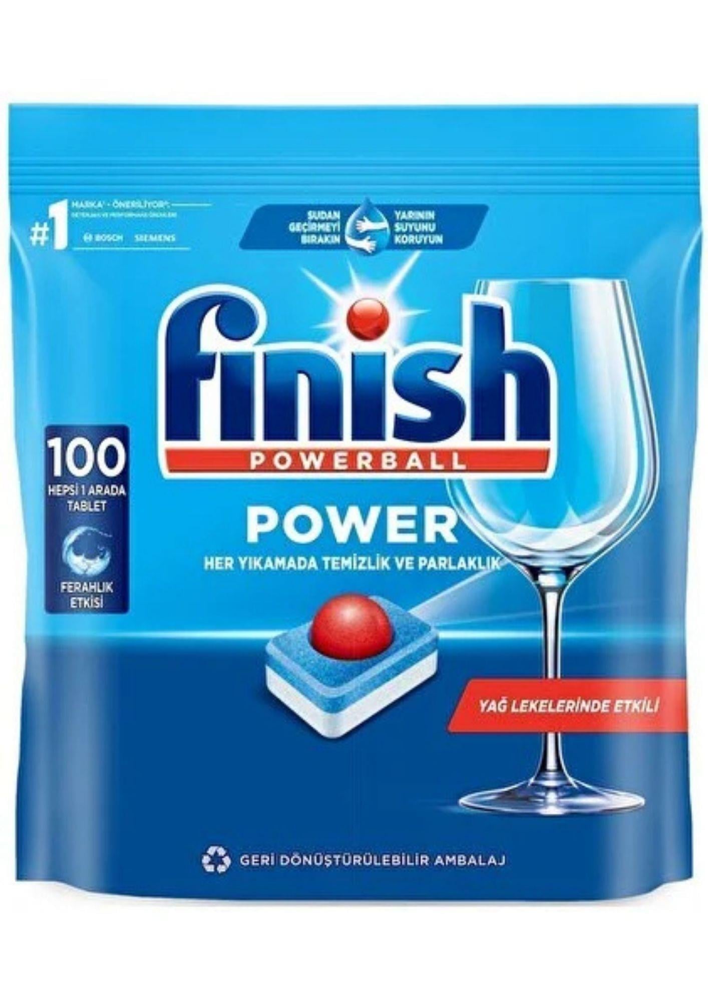 Finish Hepsi Bir Arada 100 Tablet Bulaşık Makinesi Deterjanı