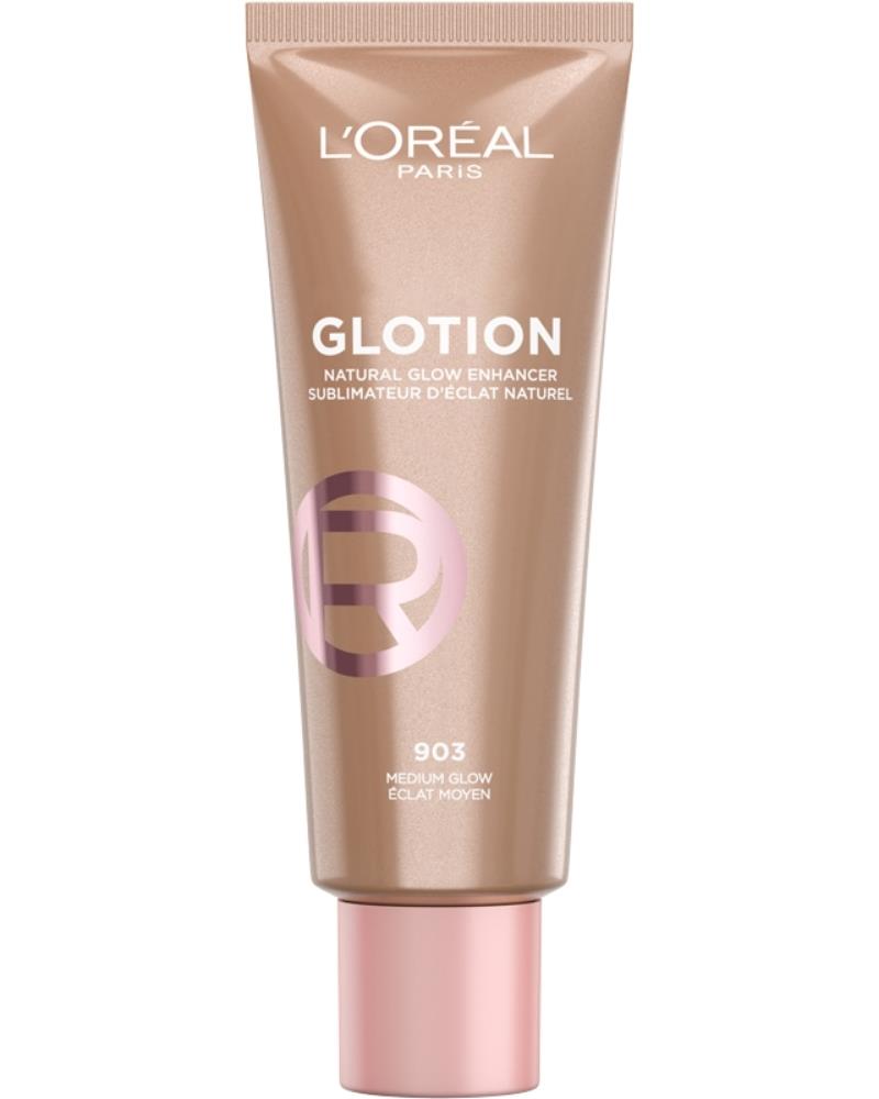 L'Oreal Paris Glotion All-in-one Doğal Işıltı 903 - Medium Glow 40 ml Highlighter, Likit Aydınlatıcı