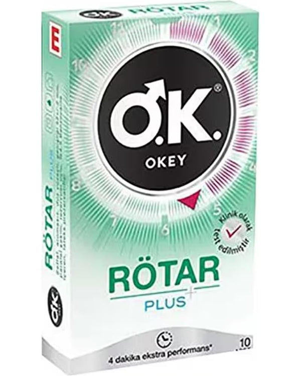 Okey Rötar Plus Prezervatif 10'lu