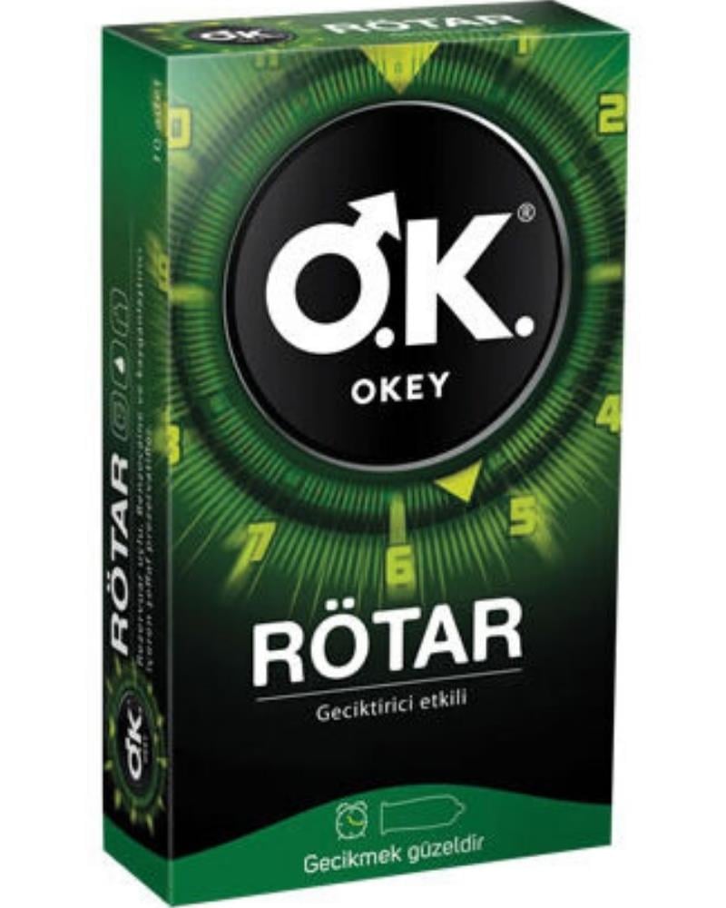 Okey Rötar Geciktiricili 10'lu Prezervatif