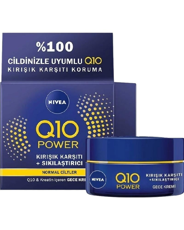 NIVEA Q10 Power Gece Kremi 50 ml Kırışık Karşıtı