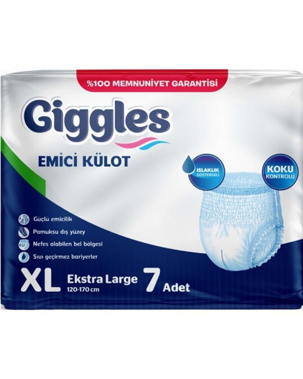 giggles Külotlu Hasta Bezi X-large 7 Li