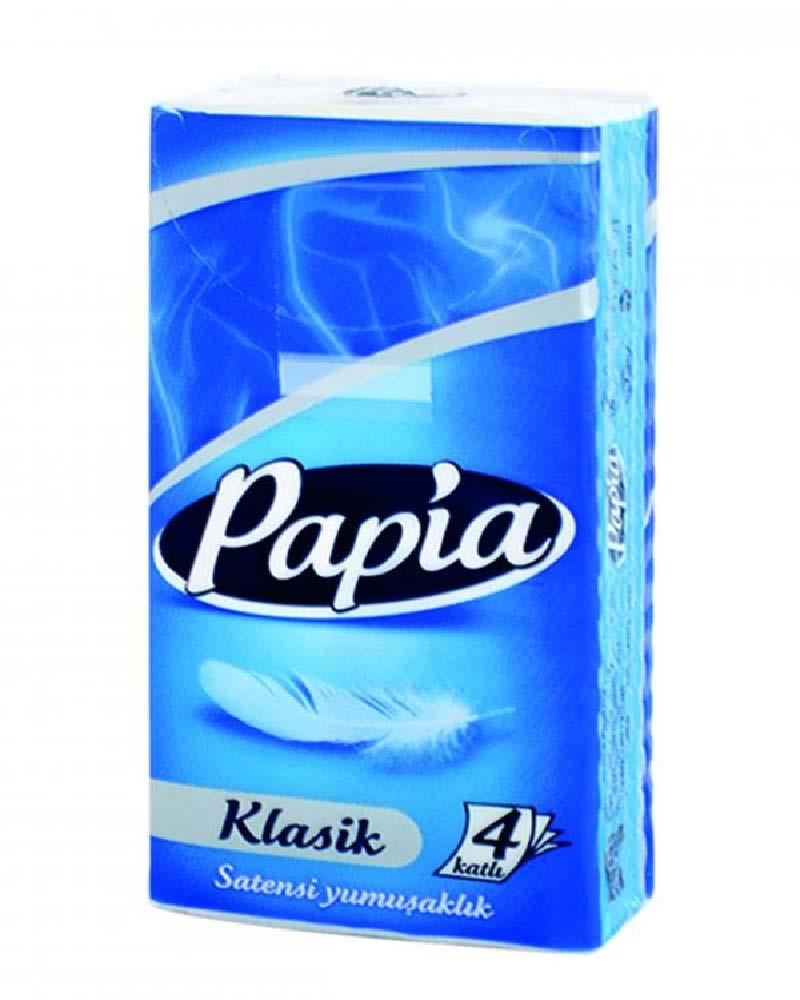 Papia Klasik Mendil İki Katlı Tekli Paket