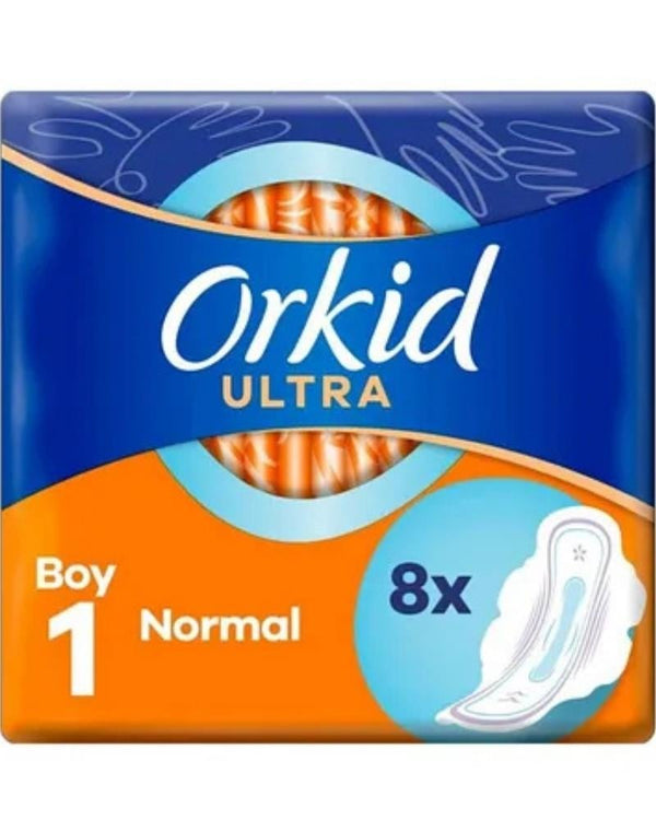 Orkid Ultra Extra Hijyenik Ped Normal Tekli Paket 8 Ped