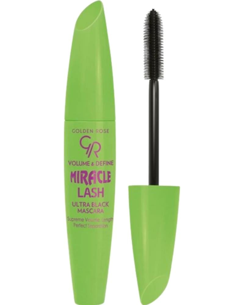 Golden Rose Volume & Define Miracle Lash Ultra Black Mascara - Hacim Veren Maskara