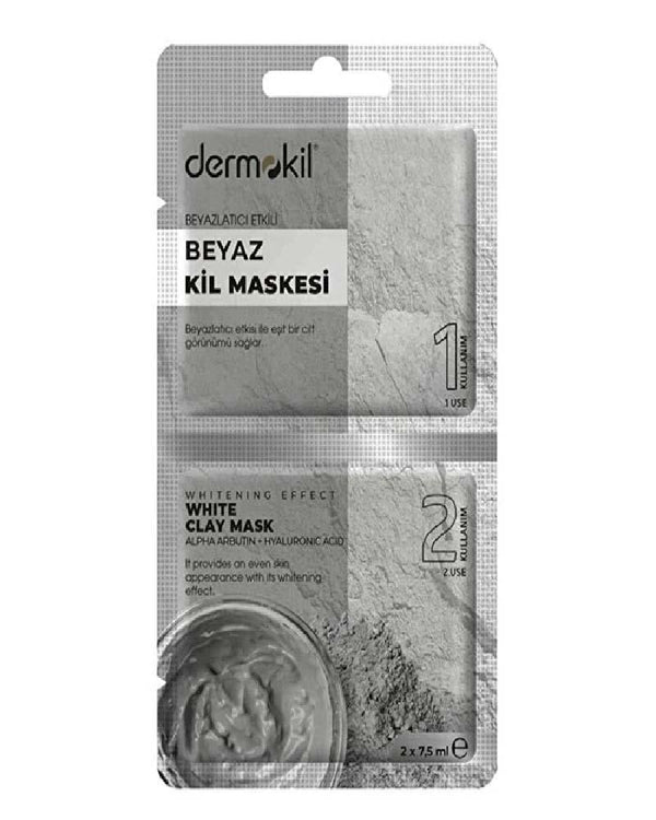 Dermokil Beyaz Kil Maskesi 2x7,5 ml