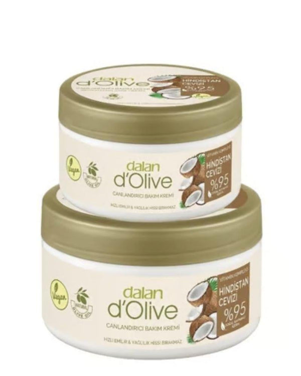 Dalan D Olive Vitamin Kompleks Hindistan Cevizi Canlandırıcı Bakım Kremi 250 ml + 150 ml
