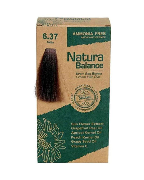 Natura Balance Saç Boyası Tütün 6.37