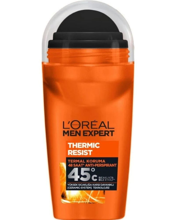 L'Oreal Paris Men Expert Thermic Resist Anti Perspirant Yüksek Sıcaklıkta Etkili Erkek Roll On Deodorant 50ml