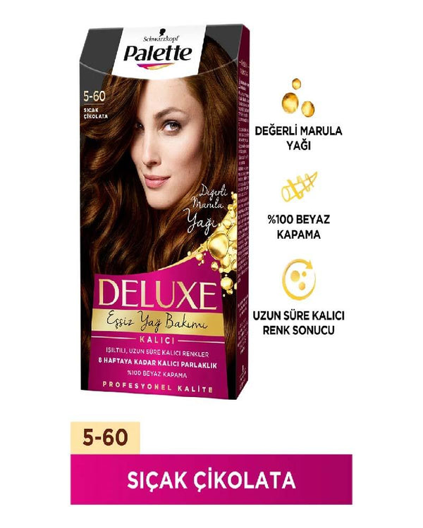Palette Deluxe Saç Boyası Sıcak Çikolata 5-60