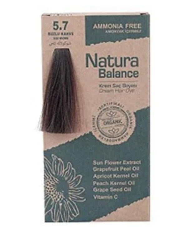 Natura Balance Saç Boyası 5.7 Buzlu Kahve