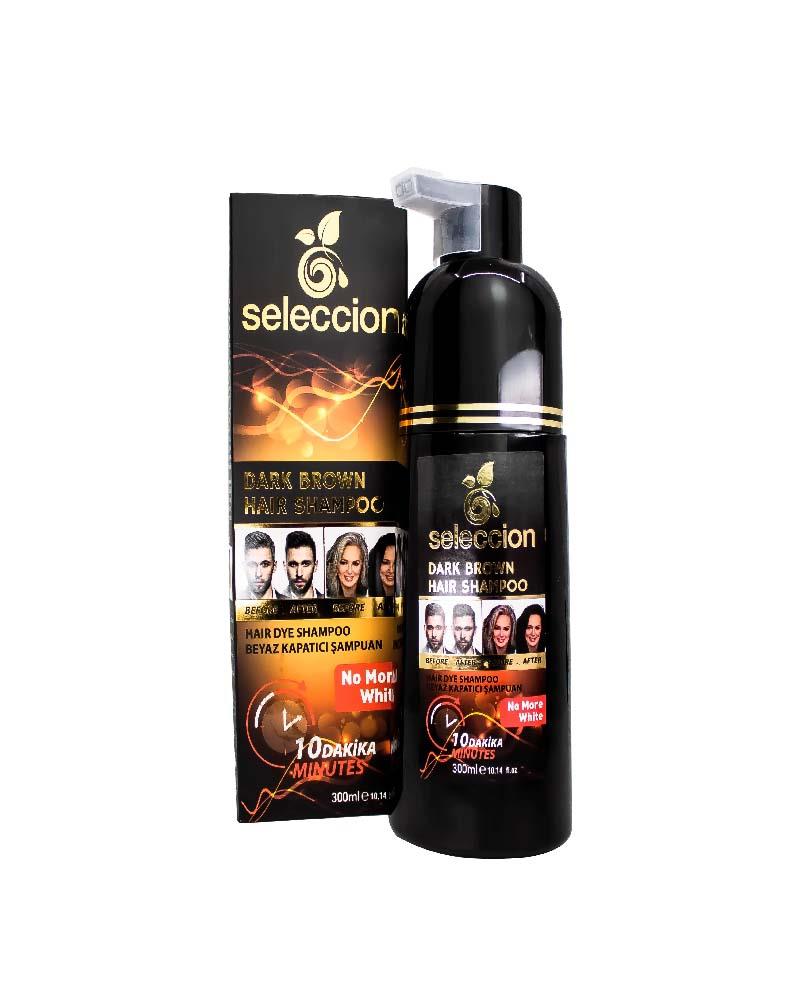 Seleccion Hair Shampoo Dark Brown 300ml