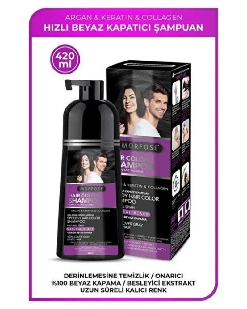 MORFOSE SİYAH ŞAMPUAN BEYAZ KAPATICI 25 ML