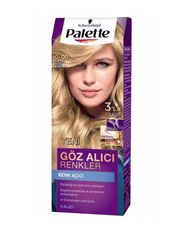 Palette Göz Alıcı Renkler 0.00 Yoğun Renk Açıcı