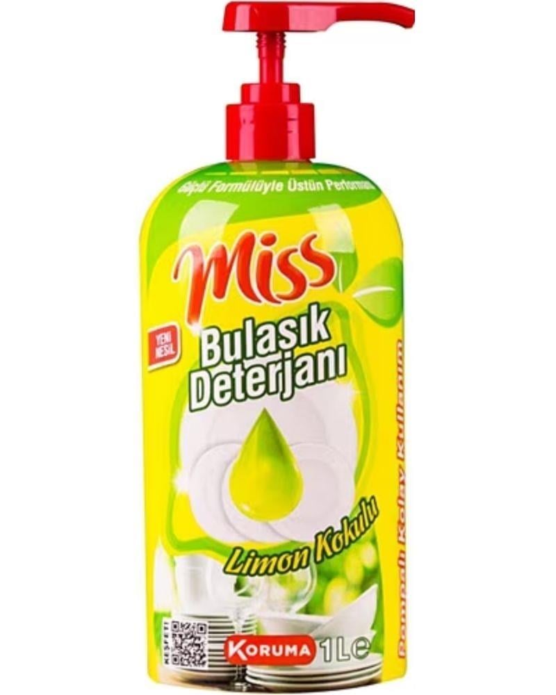 Miss Sıvı Bulaşık Deterjanı 1l Limon