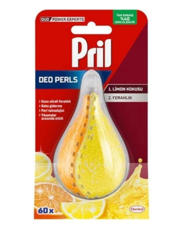 Pril Deo Pearls Bulaşık Makinesi Koku Giderici Limon Kokulu 17 G