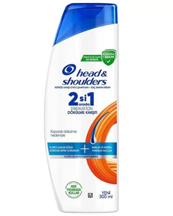 h&s 300 ml men şampuan 2-1 erkeklere özel