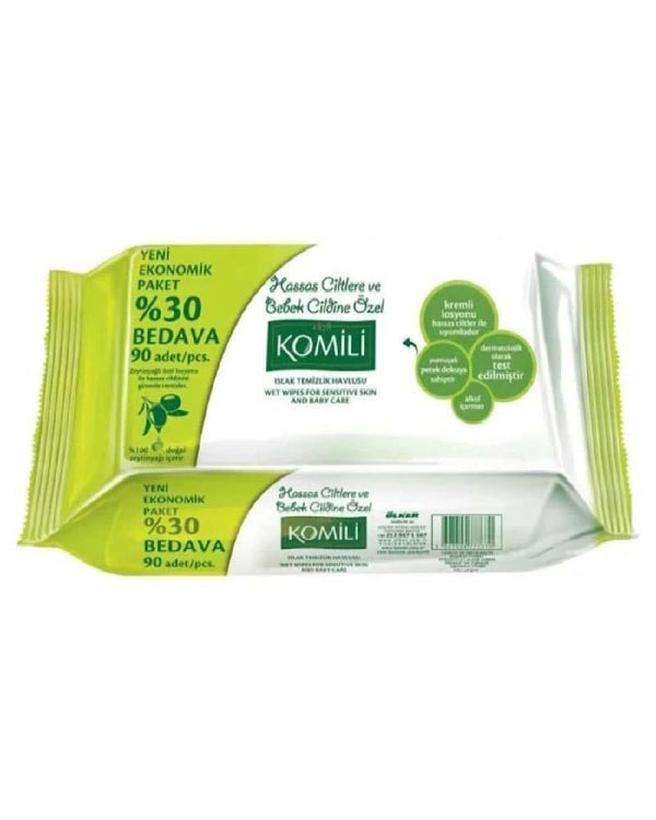 Komili Sensitive Islak Havlu 90'lı