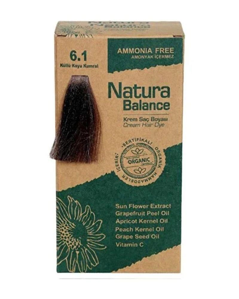 Natura Balance Saç Boyası 6.1 Küllü Koyu Kumral