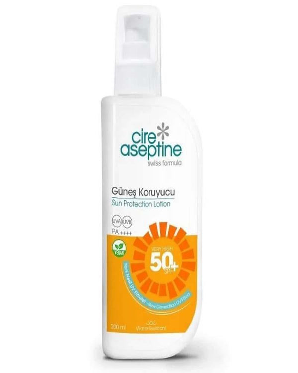 Cire Aseptine Avantajlı Yaz Paketi - Güneş Koruyucu SPF50 200 ml + Yaşlanma ve Leke Karşıtı 50 ml + Mineral Filtreli Güneş Koruyucu SPF50 50 ml