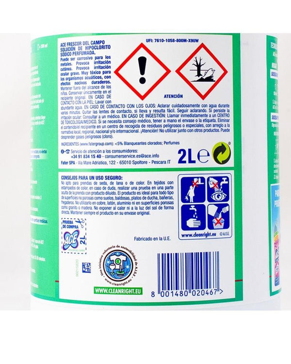 Ace Bahar Kokulu Çamaşır Suyu 2 lt