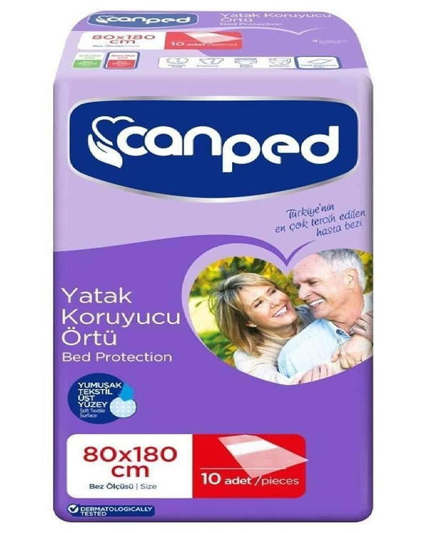Canped Yatak Koruyucu 80x180 cm 10'lu