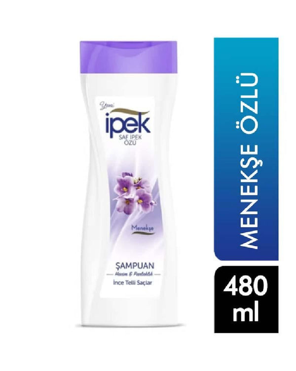 İpek Şampuan 480 ml İnce Telli Saçlar İçin Menekşe Özlü