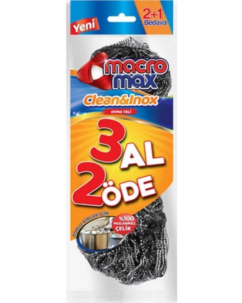 MacroBase Clean&ınox Ovma Teli Paslanmaz Çelik
