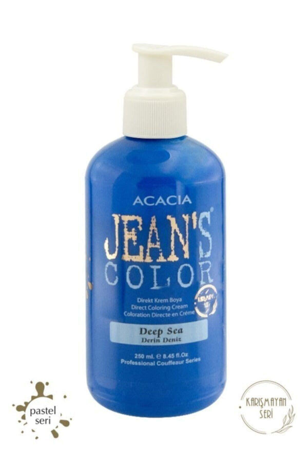 Acacia Jean's Color Derin Deniz 250 Ml.deep Sea Pastel Amonyaksız Balyaj Renkli Saç Boyası