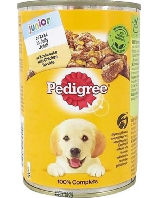 Pedigree Junior Tavuklu Yavru Konserve Köpek Mamasi 400 gr