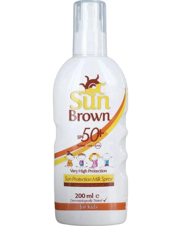 Sun Brown Güneş Koruyucu Çocuk Süt Spreyi Spf50 200 ml