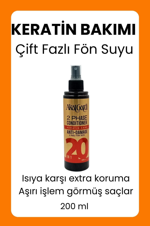 Akat Gardi 2 Fazlı Fön Suyu Keratin Bakımı 200 ML