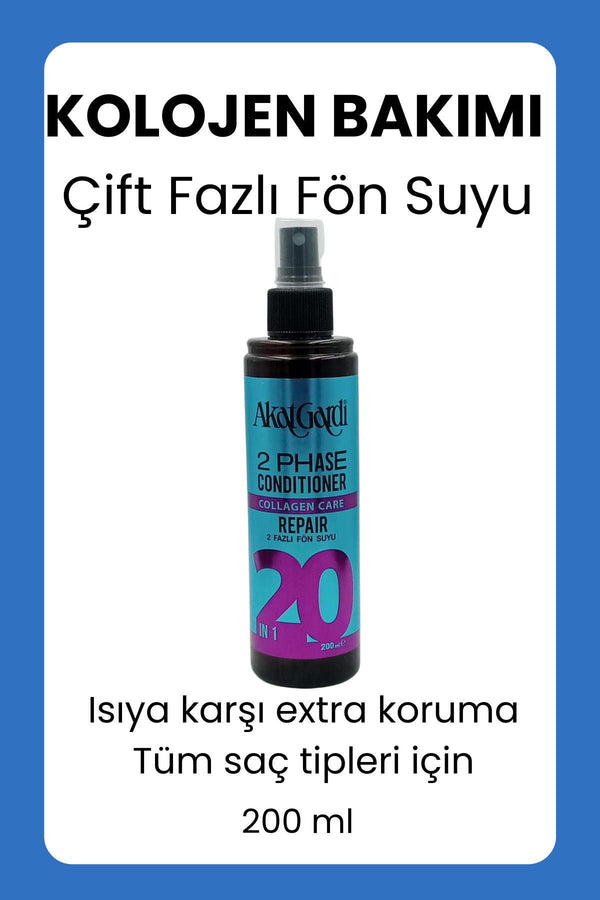 Akat Gardi 2 Fazlı Fön Suyu Kolajen Bakımı 200 ml