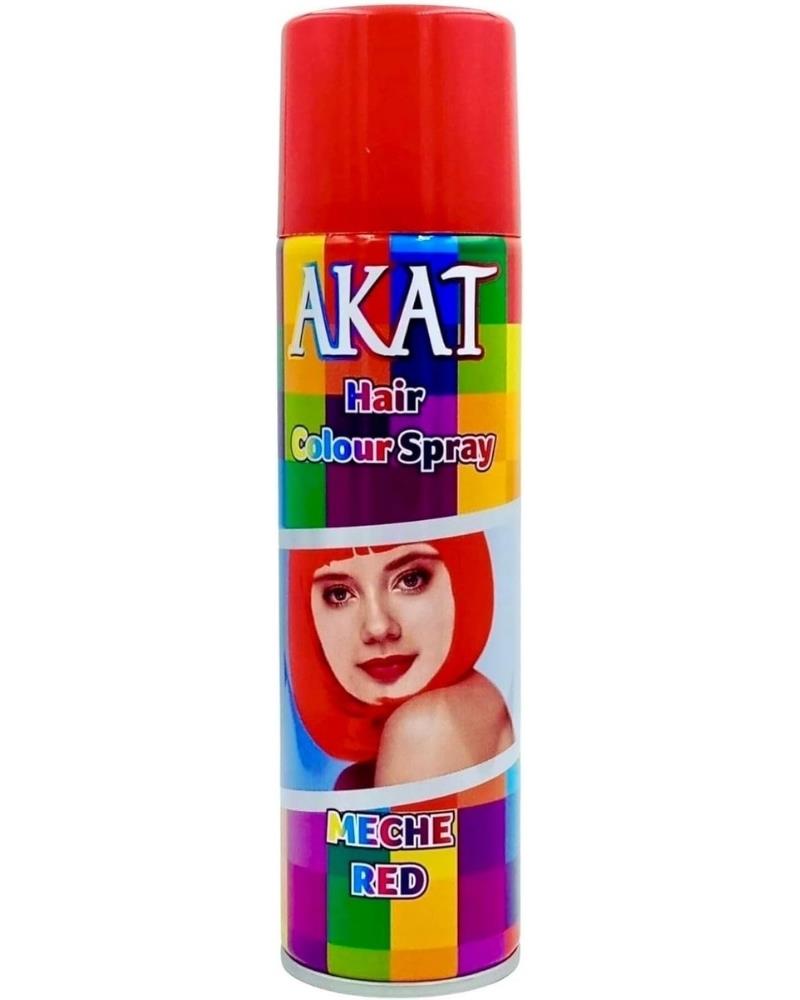 Akat Gardi Renkli Saç Sprey Kırmızı 180 ml