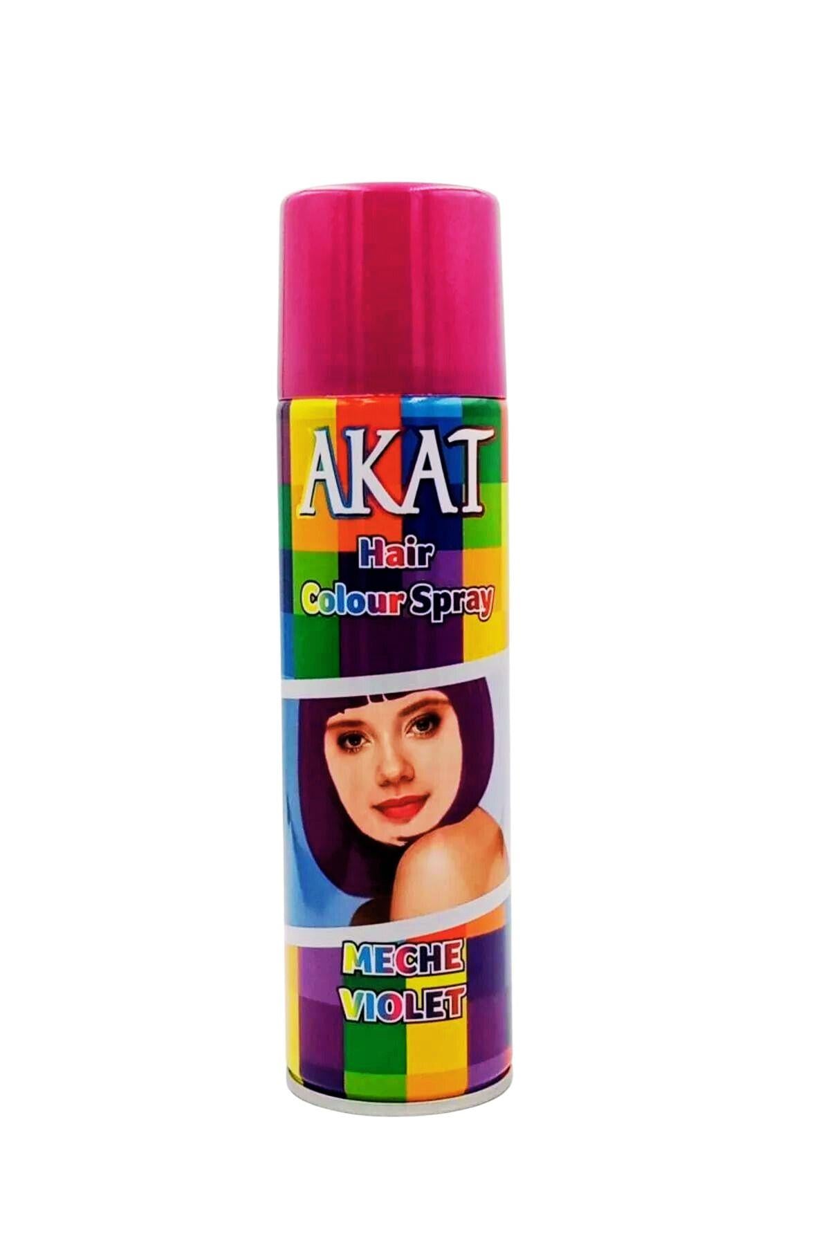 Akat Gardi Renkli Saç Sprey Mor 180 ml