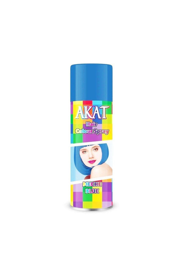 Akat Gardi Renkli Saç Spreyi Geçici Boya 150 Ml Mavi