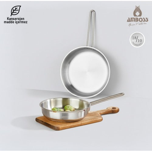 Amboss Vento Steel İndüksiyon Tabanlı 2 Parça Tava Seti 20-24 cm