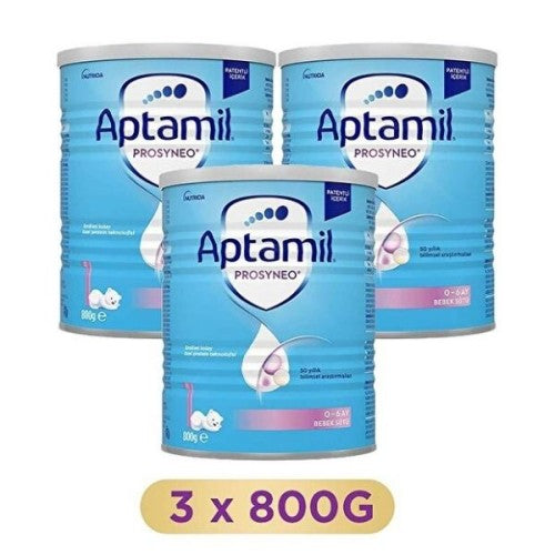 Aptamil 1 Bebek Sütü Yeni Prosyneo 0-6 Ay 800 gr x 3 Adet Fiyatı