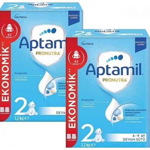 Aptamil 2 Pronutra Devam Sütü 1200 g 6-9 Ay x 2 Adet Fiyatı