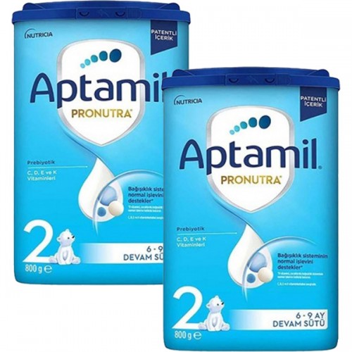 Aptamil 2 Pronutra Devam Sütü 800 g 6-9 Ay Akıllı Kutu x 2 Adet