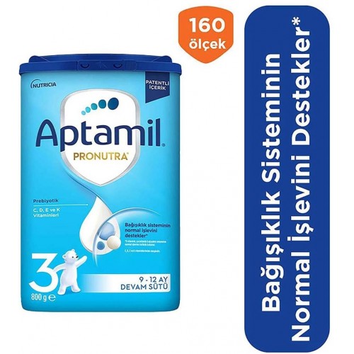 Aptamil 3 Pronutra Devam Sütü 800 g 9-12 Ay Akıllı Kutu Fiyatı