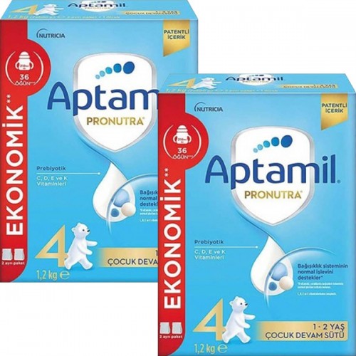 Aptamil 4 Pronutra Devam Sütü 1200 g x 2 Adet
