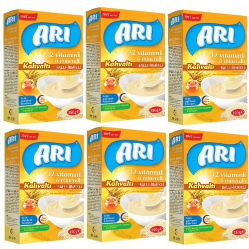 rı Mama Sütlü Ballı İrmikli (Kahvaltı) Pirinç Unu 250 gr x 6