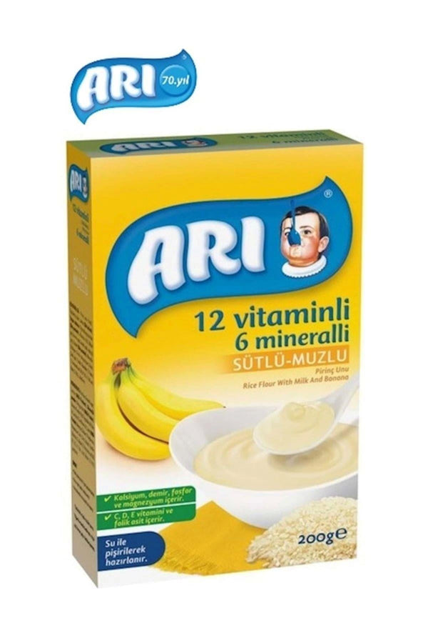 Arı Mama Sütlü Muzlu Pirinç Unu 200 gr