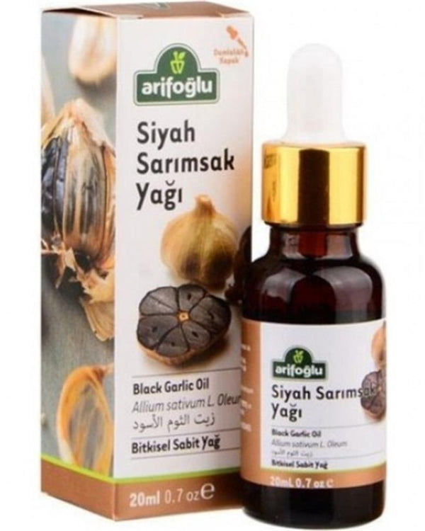 Arifoğlu Siyah Sarımsak Yağı 20ml Aşırı Yıpranmış Ve Dökülen Saçlara Özel Siyah Sarımsak Yağı