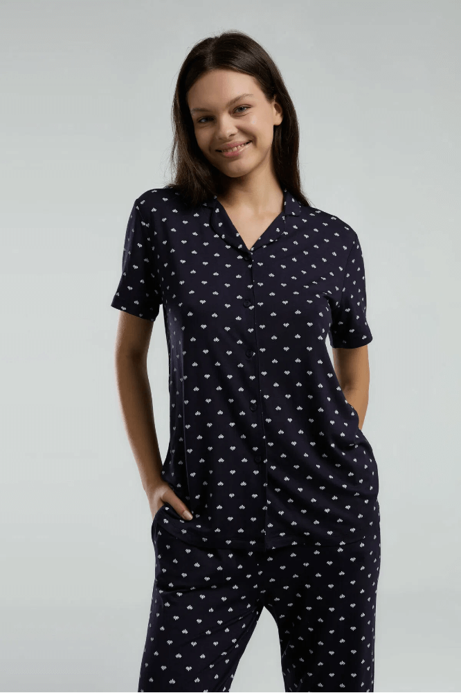 Arnetta AR3226 Bayan Pijama Takımı Lacivert
