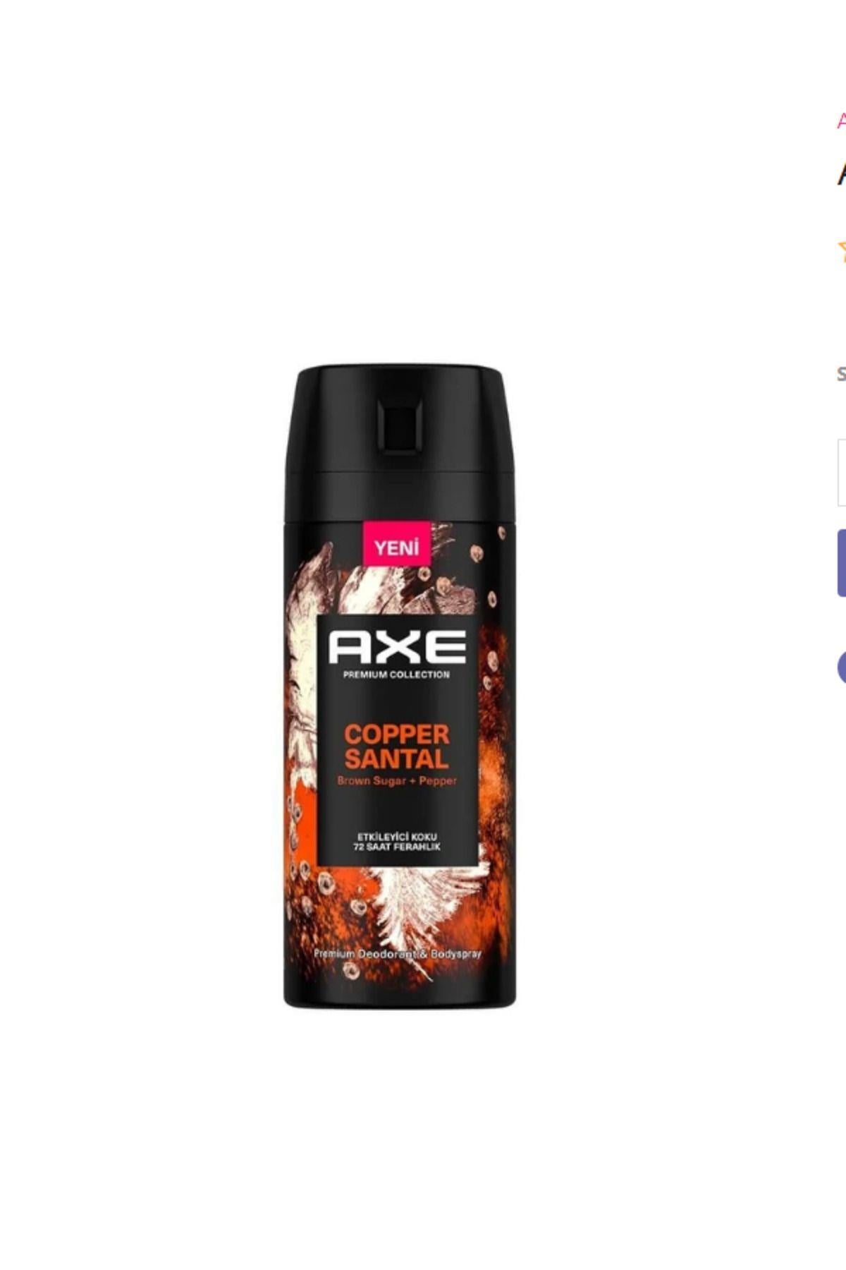 Axe Erkek Deodorant Copper Santal 150 ml