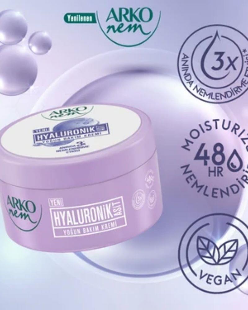 Arko Nem Yoğun Bakım Kremi Hyaluronik Asit 60 ml