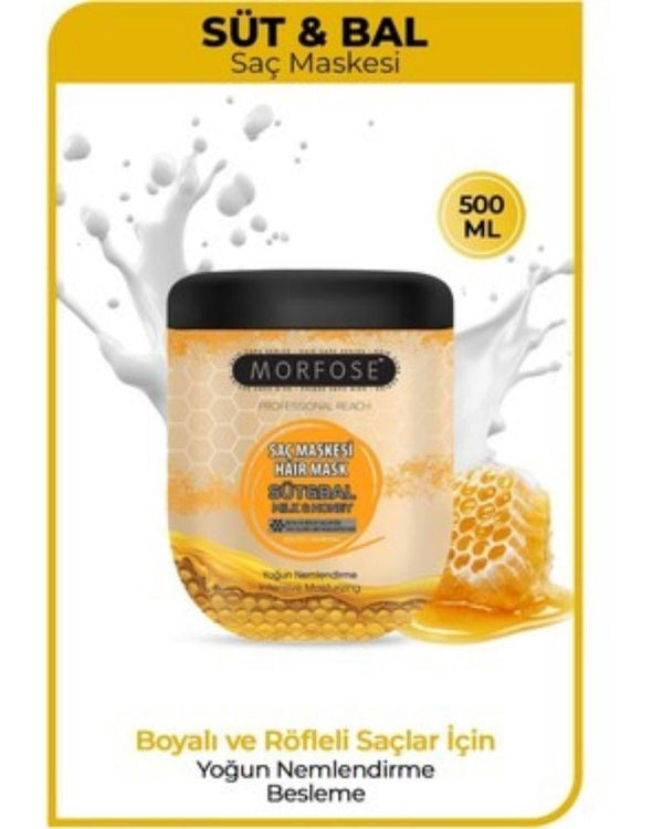 Morfose Süt & Bal Saç Maskesi 500 ml