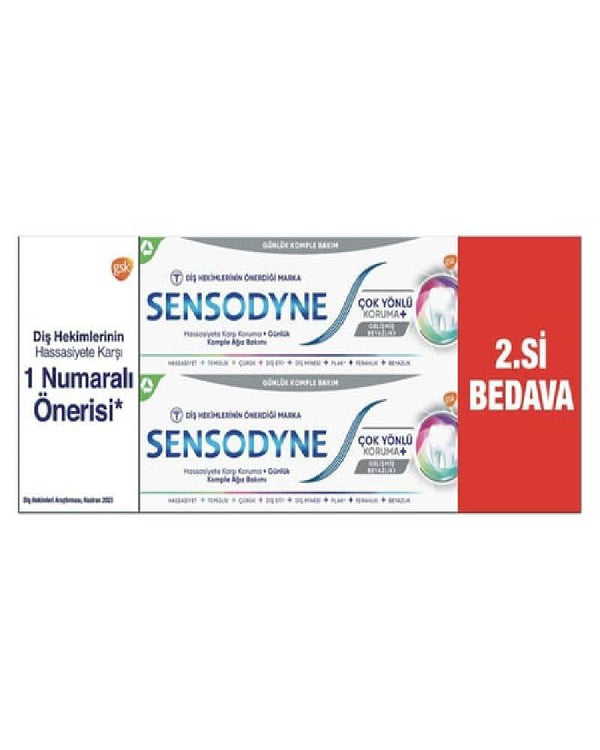 Sensodyne Diş Macunu Çok Yönlü Koruma 2*50 Ml 2.si Bedava